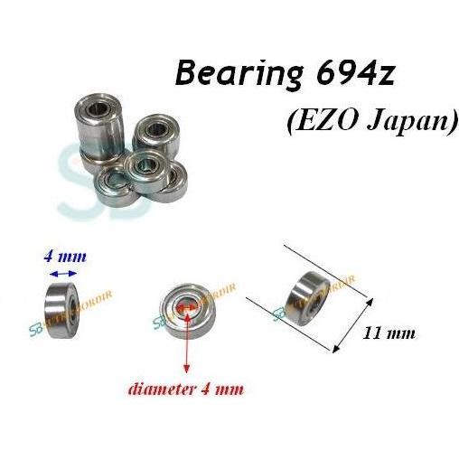 Bearing 694Z Ezo Bearing 694Zz Japan Precision Ball Bearing 694Zz Ezo Jepang Ezo Ready