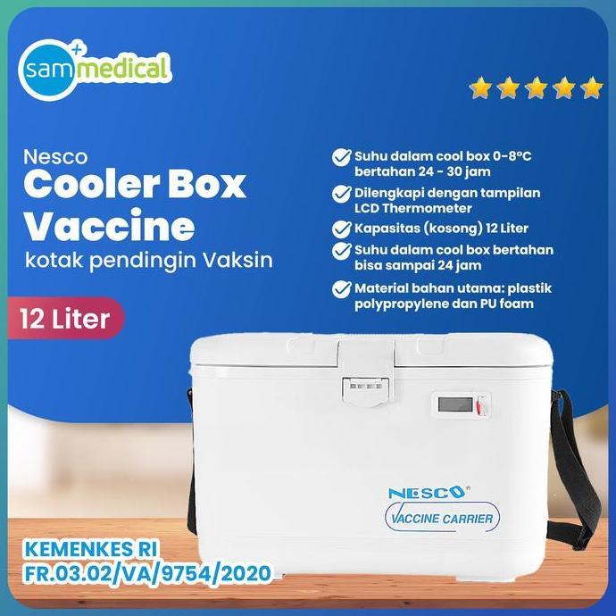 Nesco Cool Box / Cold Chain Box Vaccine / Vaccine Carrier Box 12 Liter