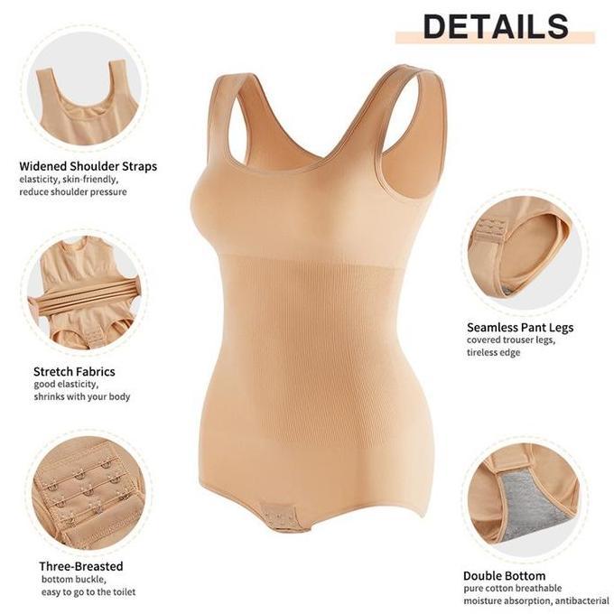 Bodysuit Shapewear Seamless / Korset Bodysuit Pembentukan Badan Pengecil Perut Buncit - BB071