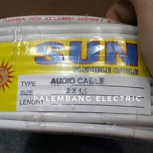 Kabel Nymhyo 2X1,5 Panjang 40 Meter Isi Serabut