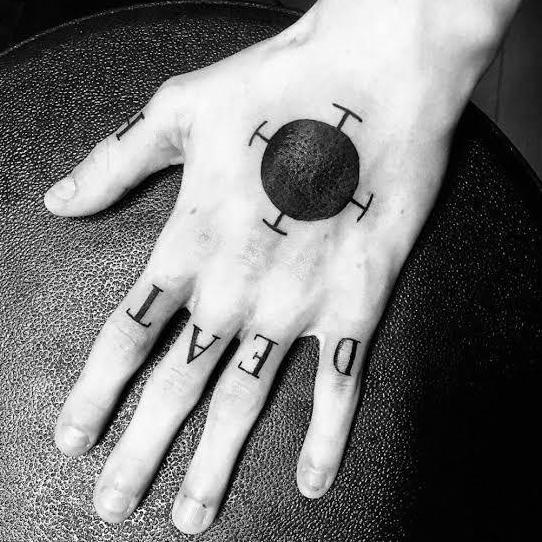 Pickme- Henna / Jagua Ink Tatto Temporary One Piece "Trafalgar Law"