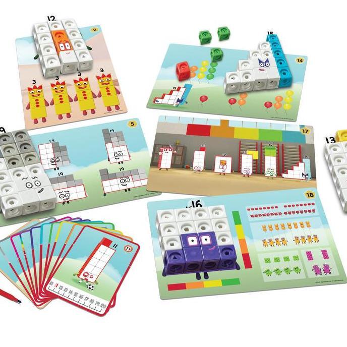 Toysficrim- Hand2Mind Numberblocks Mathlink Cubes 1120 Activity Set