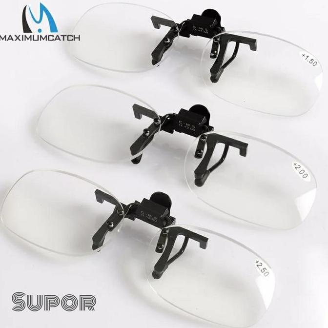 Mixfit- Clip On Kacamata Baca Plus Klip On Anti Radiasi Presbiopi + Plus Ples