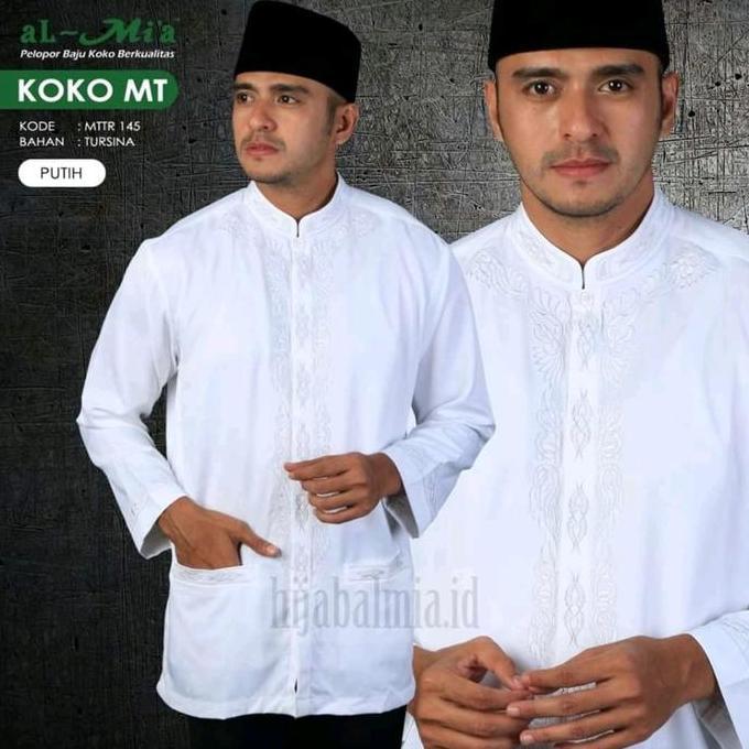 Wwwwx- Baju Koko Al-Mia Mt Big Size (Kualitas Di Atas Al-Mia Premium) Bordir