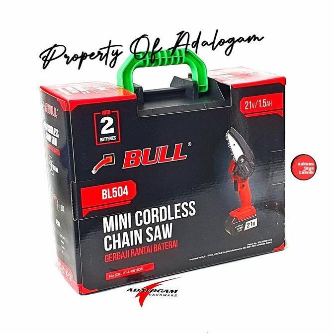BULL BL504 Mini Chainsaw Baterai - Cordless Mini Chain Saw
