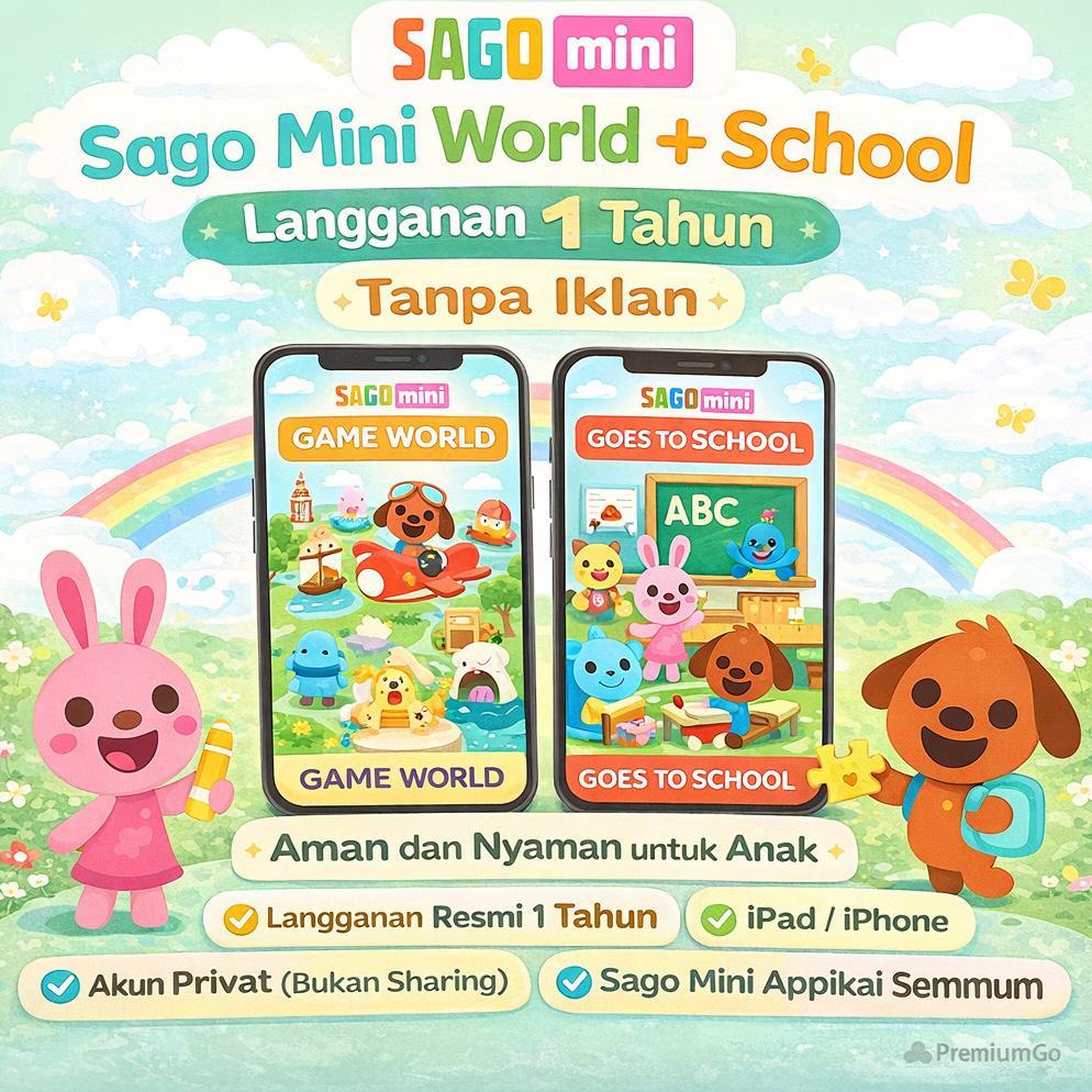 READY Sago Mini Edukasi Anak iPad iPhone 1 Tahun Tanpa Iklan