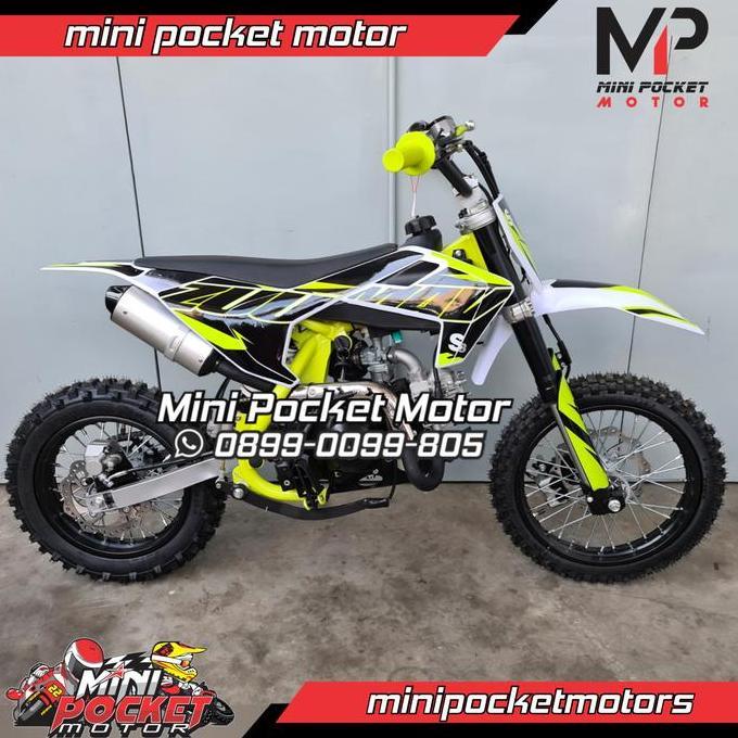 Terlaris Motor Mini Trail 110Cc 4Tak Manual Double Starter - Mesin Motor 110Cc
