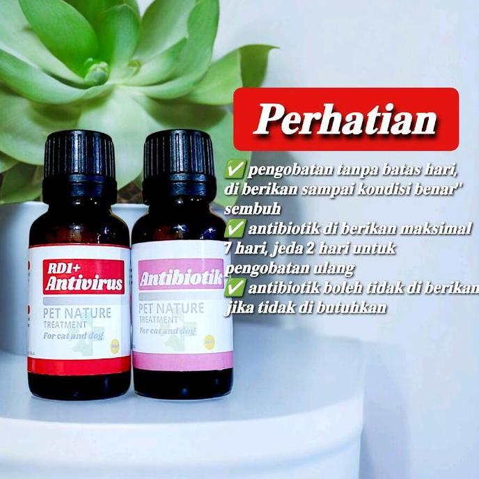 Obat virus kucing Antivirus + Anotik 20 obat virus calici panleukopenia kucing PETCARE MEDICAT