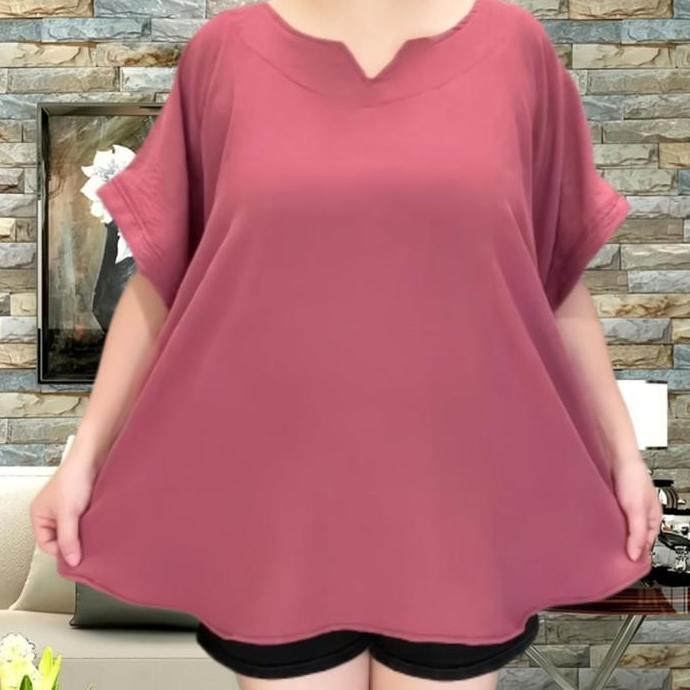 Ready baju jumbo wanita atasan jumbo wanita baju big size wanita top quality