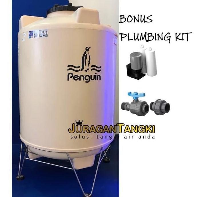 Miliki Tangki Air Total Drain Penguin Td 200 (2000 Liter) Toren Kuras Pinguin