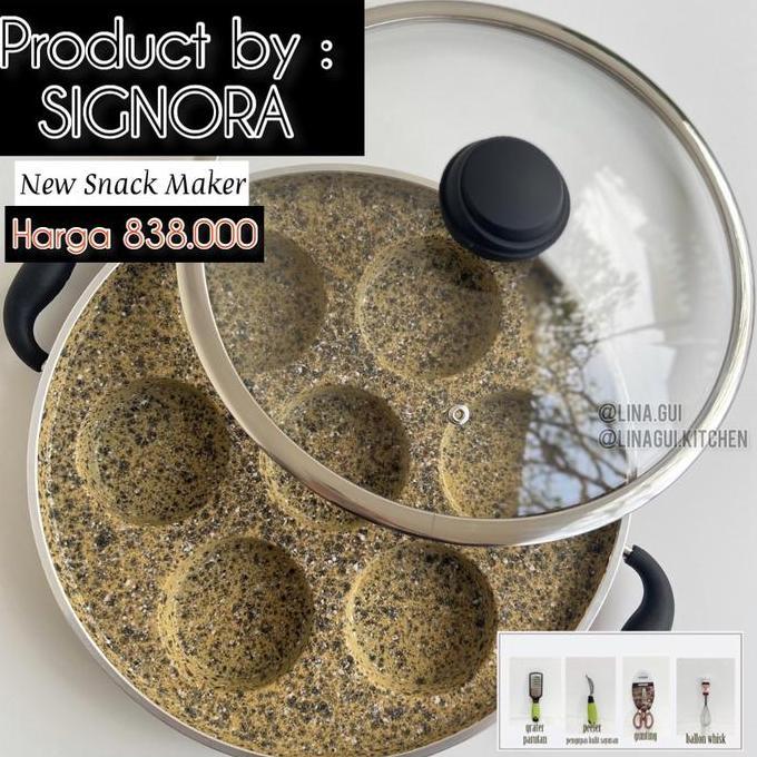 BEBAS ONGKIR - NEW SNACK MAKER SIGNORA