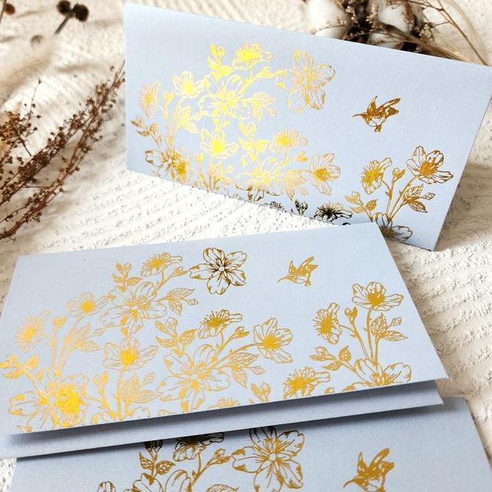 Sandto- Amplop Uang Angpao All Ocassion Isi 10 / Angpau Wedding Bunga