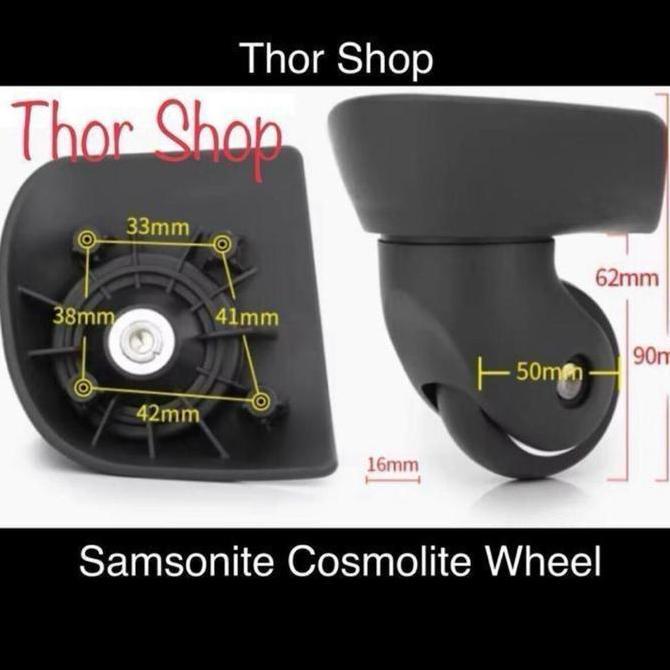 roda koper samsonite cosmolite suitcase wheel