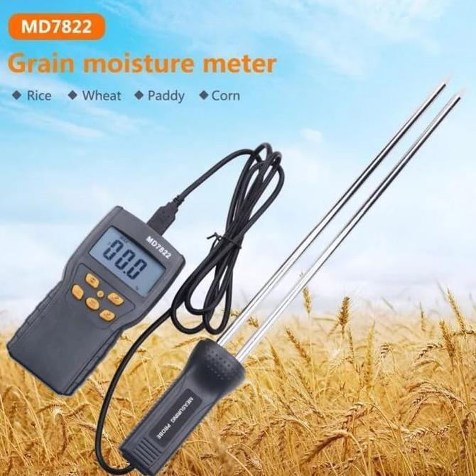 TERBARU - GRAIN MOISTURE METER MD7822 GRAIN MOISTURE TESTER