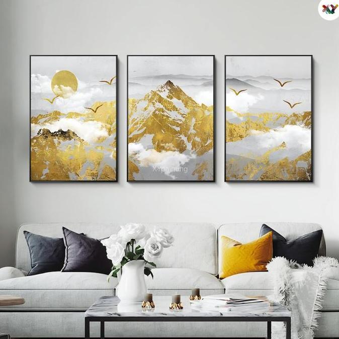 lukisan dinding minimalis modern hiasan dinding lukisan kanvas