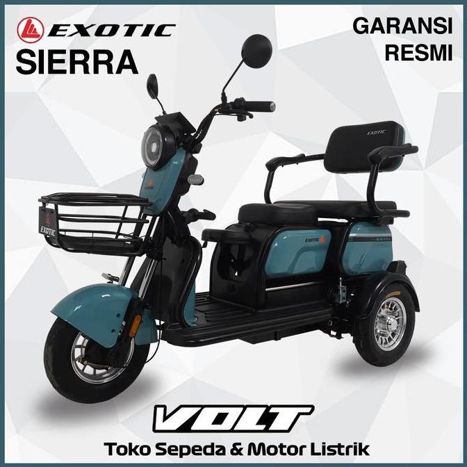 Terlaris Exotic Sierra - Sepeda Listrik Exotic Roda Tiga 800W