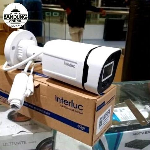 TERBARU - INTERLUC IP Camera 4MP Outdoor Colorvu 312CV2