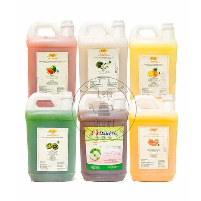 Toza Juice 5 liter juice buah siap minum (variant di keterangan)
