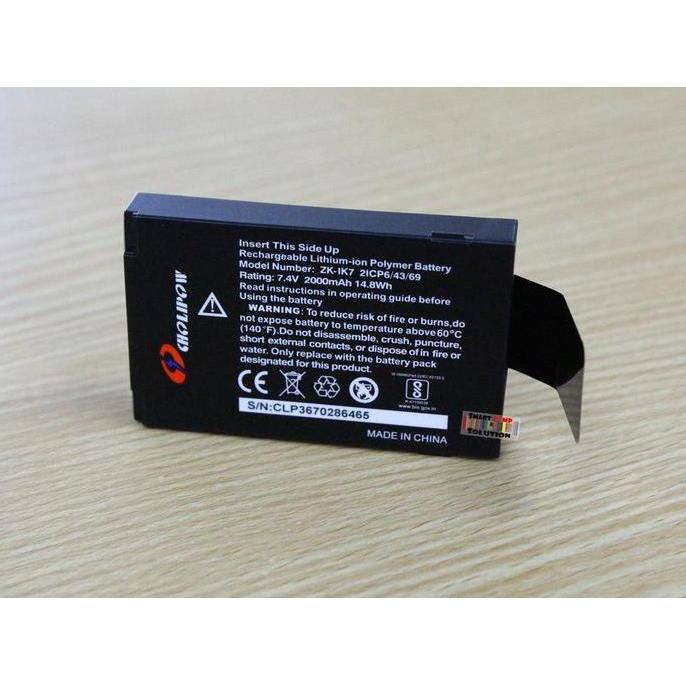 Lithium Battery ZK-IK7 Fingerspot New Elegant Series Baterai Mesin