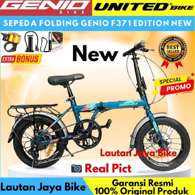 Terlaris Sepeda Lipat 16 Genio F371 By United