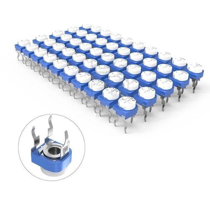 VR 470 Ohm 471 RM-065 Variable Resistor Trimpot Plastic Biru RM065 065 ready