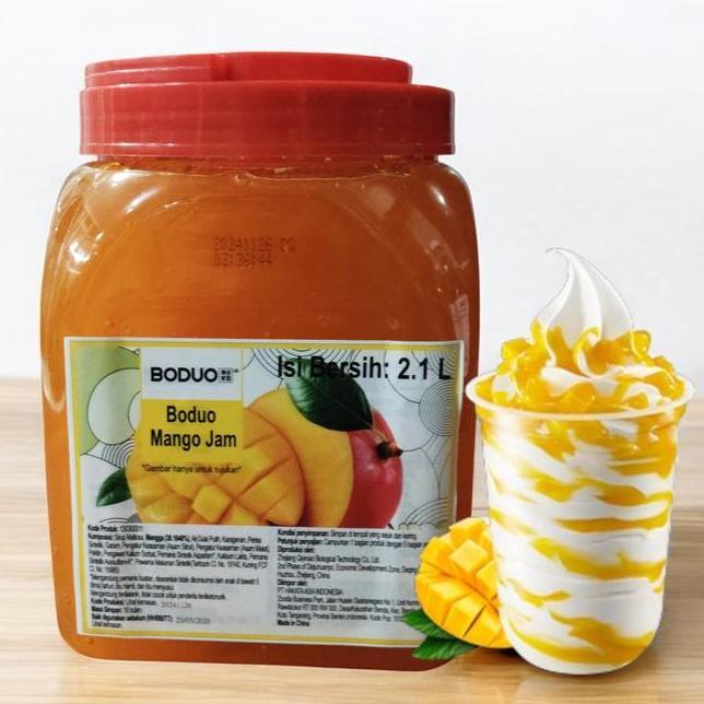 Boduo Mango Flavored Jam Selai Mangga 21 Liter