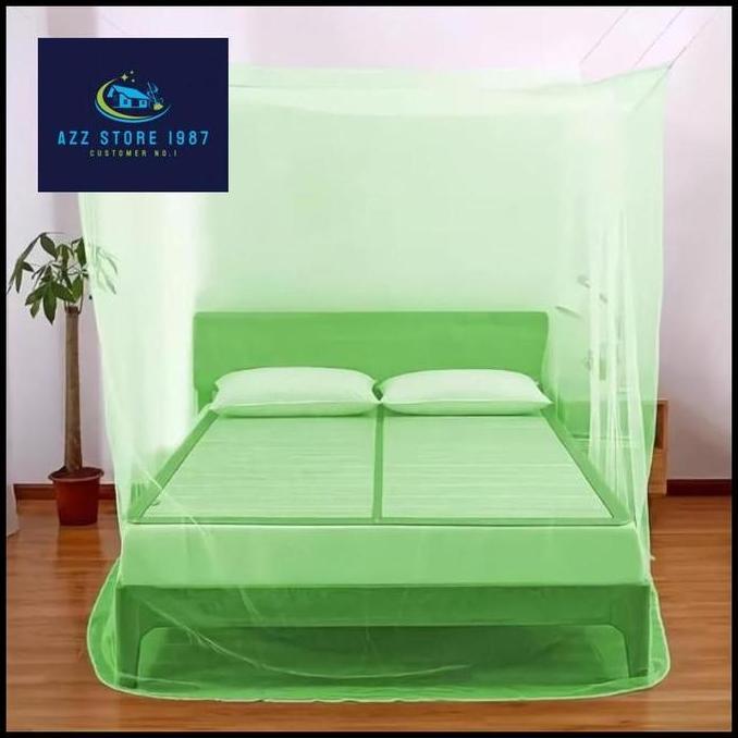 Kelambu nyamuk kelambu kotak Lipat kelambu murah ukuran jumbo terbaru