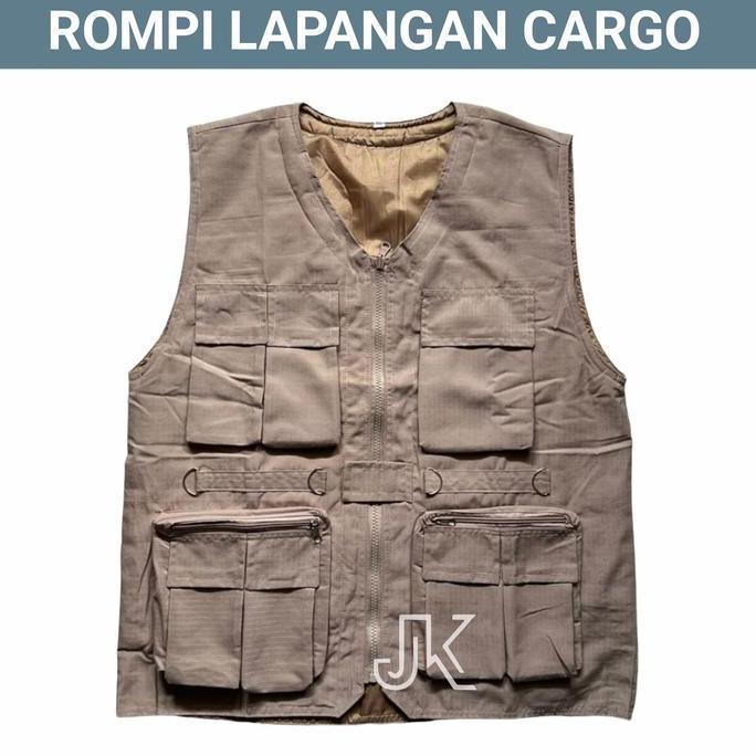 ROMPI LAPANGAN BAHAN RIPSTOP - VEST - TACTICAL - WARTAWAN - PROYEK