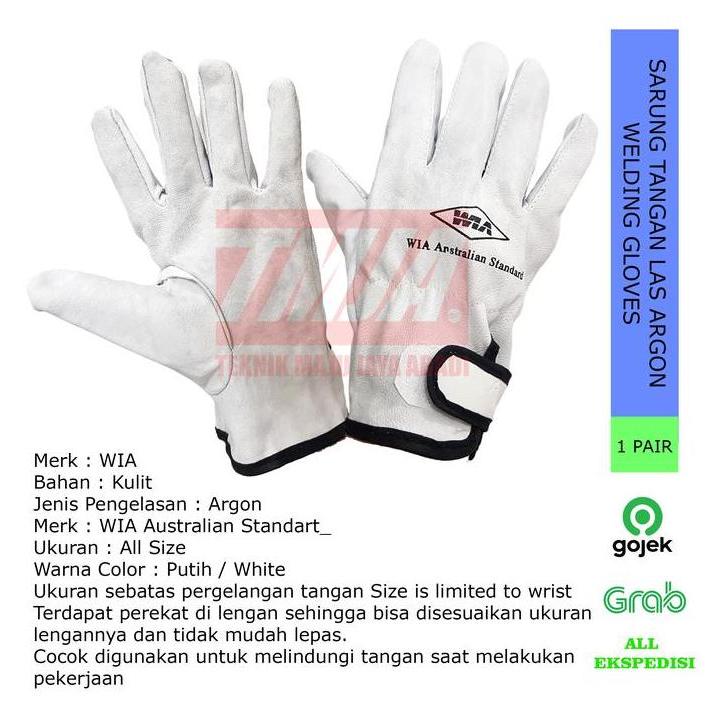 WIA Sarung Tangan Las Argon Welding Gloves Terlaris