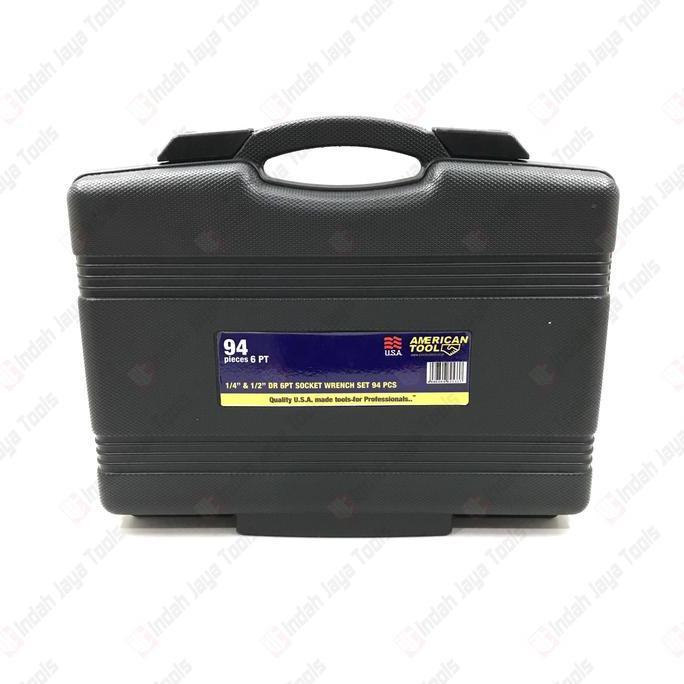 AMERICAN TOOL Kunci Sok Set 94 Pcs - Mata Obeng Sock Socket Wrench