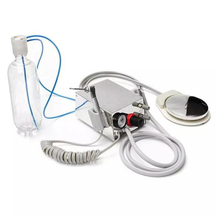 DENTAL MINIJET PORTABLE + FREE HANDPIECES 4 Hole / Dental Unit Minijet
