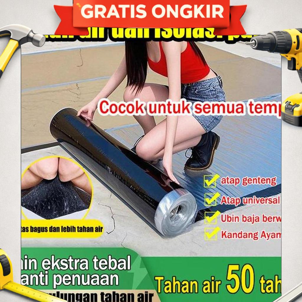 Lebar 10, 20, 30, 50, 70, 100 Cm Dan Panjang 5 MLakban Anti Bocor Waterproofing Membrane Atap Pelapi
