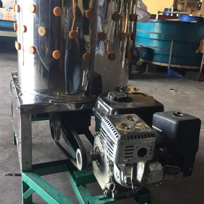 Terlaris Mesin Cabut Bulu Ayam 5 Ekor Steinlis Dengan Gear Box (Tanpa Engine)