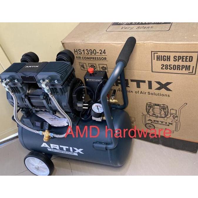Autopic- Compressor Kompresor Oilless Silent High Speed 1,75Hp 30L Artix Hs1390