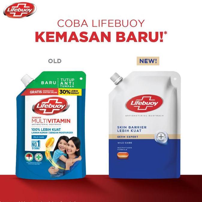 Yupp- [Buy 2 Get 2] Lifebuoy Sabun Mandi Mild Care 800Ml Pouch [Flash Sale]
