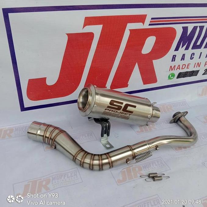 Knalpot racing SC PROJECT BEAT FI VARIO SCOOPY MIO J M3 SPORTY SPACY