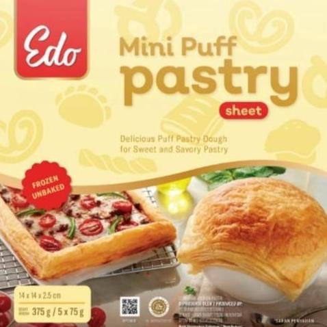 Winwin- Puff Pastry Sheet Frozen Zuppa Soup Edo 375 Gram 375Gr / Kulit Pastry Siap Pakai