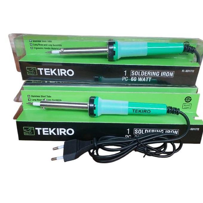 Procing- Tekiro Solder Listrik 60 Watt El-Sd1772 - Solder Original Dengan Mata Solder Stainless Dan 