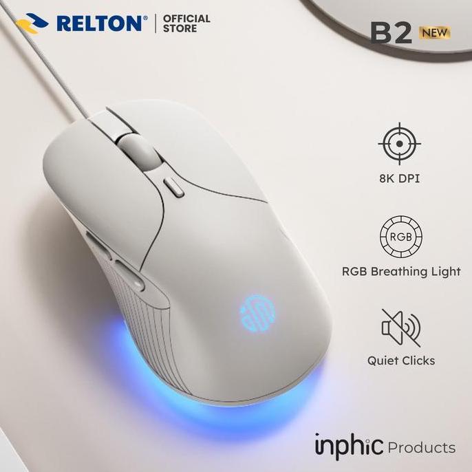 SAMIRAH_BYS - MOUSE GAMING WIRED SILENT CLICK RGB B2 INPHIC