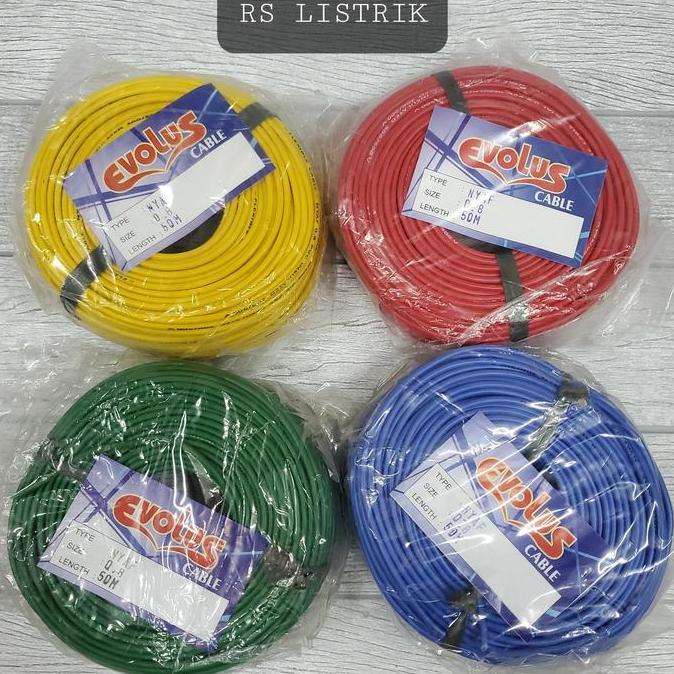 Kabel Nyaf 0,8Mm 50 Meter Kabel Tunggal Serabut