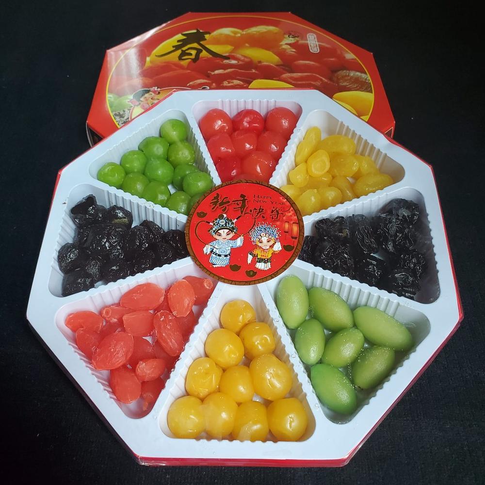 Manisan Imlek / Manisan Buah Kotak Imlek Aneka 8 Rasa / Cemilan Edisi Imlek
