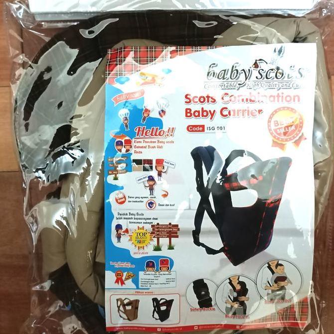 Gendongan Bayi Baby Scots / Baby Carrier Scots Combination Isg001