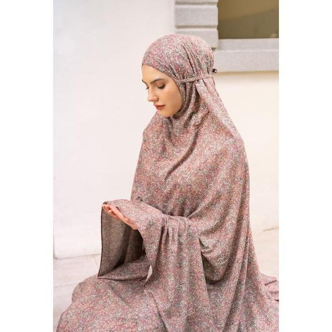 Miliki Heaven Lights - Purity Flower Prayer Set - Mukena Motif