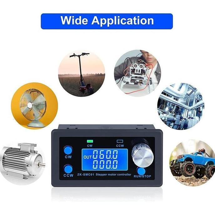 STEPPER MOTOR CONTROLLER ZK-SMC01 DC 5-30V REVERSE PULSE SPEED CONTROL ORIGINAL DAN TERPERCAYA