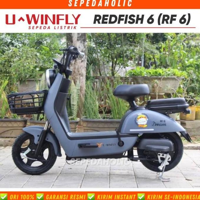 Terlaris Sepeda Listrik Uwinfly Redfish 6 / Rf 6 / Rf6 Electric E Bike 500 Watt