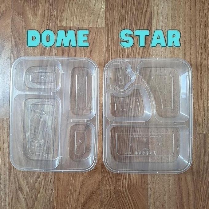 Thinwall Victory Bento 4 Sekat / Thinwall Bento / Kotak Makan Bento