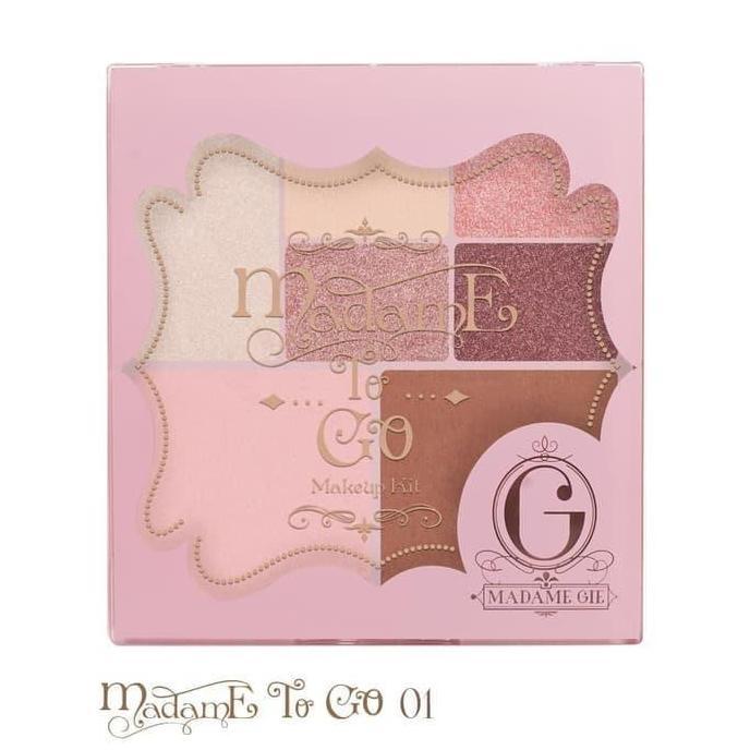 Bytwll- Madame Gie Madame To Go - Face Pallete/ Eyeshadow Palette Kecil Madam