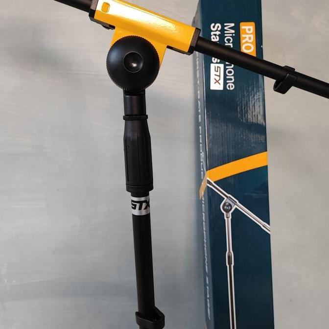 Singover- Stand Cagak Mic Panjang Stx Mik Full Besi Tripod Stand Microphone Besi