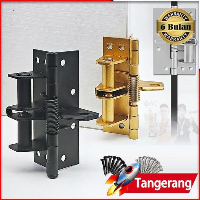 DAIMISO Engsel Pintu Tutup Otomatis Spring Closer / Engsel Penahan Pintu / Engsel Otomatis Buka Tutu