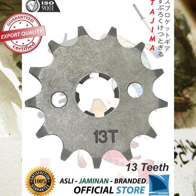 Gigi Tarik 420-13T HONDA Astrea C70 Gir Depan Sprocket Gear TAJIMA